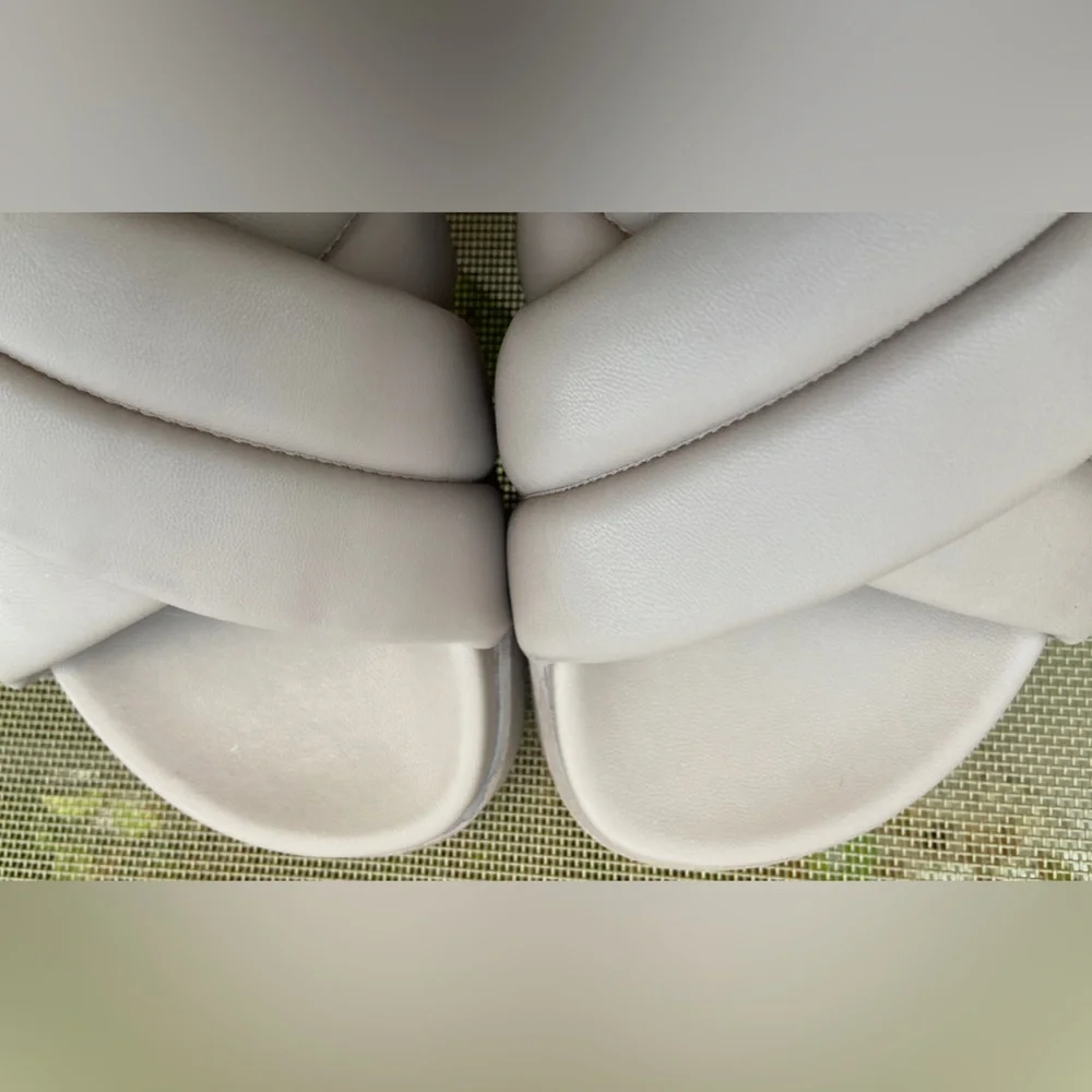 Gently-Worn Sz-8 Steve Madden Beige/Pink Chunky Sandals-No Scuffs/Stains/Flaws🙌 - Picture 14 of 16